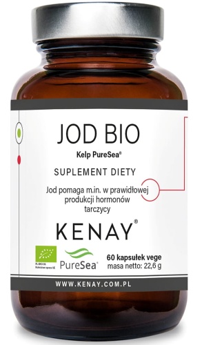 JOD BIO - Kelp PureSea - 200mcg naturalnego jodu - 60 kaps / Kenay