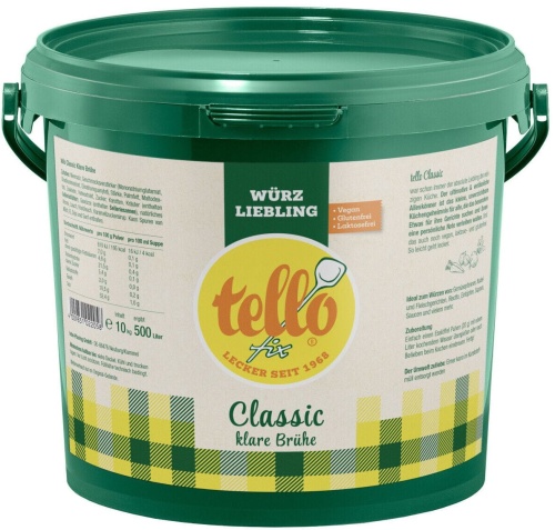 Bulion wegański TelloFix Classic 10 kg / Vegamarket 