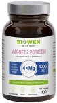 Magnez 4X z Potasem (4 formy magnezu + potas) 100 kaps. - Biowen / HempKing