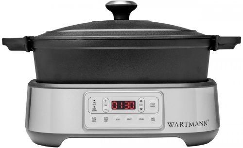 SUPER CENA! Multicooker z naczyniem żeliwnym WM-2401 MC Wartmann 