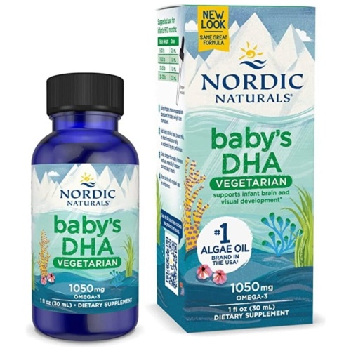 Baby's DHA Vegetarian  (kwasy omega 3 DHA-EPA dla niemowląt i dzieci) 30 ml. / Nordic Naturals