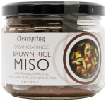 Miso z brązowego ryżu - niepasteryzowane BIO 300g / Clearspring