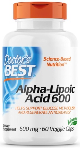 Alpha-Lipoic Acid (kwas alfa-liponowy) 600mg - 60 kaps / Doctor's Best 