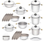 Zestaw Naczyń Zepter Masterpiece Grande Plus - Garnki Z-Line - 30 elementowy + Prezent