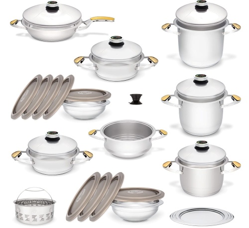 Zestaw Naczyń Zepter Masterpiece Grande Plus - Garnki Z-Line - 30 elementowy + Prezent