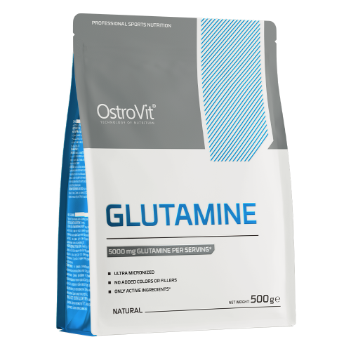 L-Glutamina Natural (wsparcie odporności, metabolizmu i mięśni) 500g. / Ostrovit