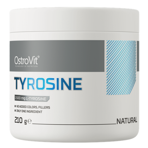 L-tyrozyna Natural (aminokwas wspierający syntezę dopaminy) 210g / Ostrovit 
