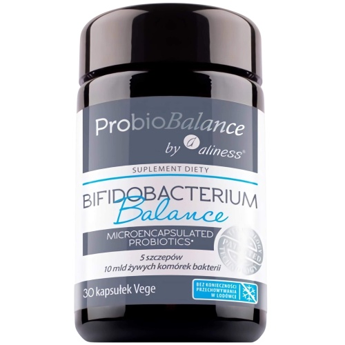 ProbioBalance Bifidobacterium Balance - Probiotyk 10 mld x 30 kaps. / Aliness Medicaline 