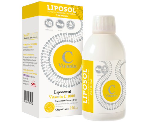 LIPOSOL Liposomalna Witamina C 1000 - 250 ml / Aliness Medicaline