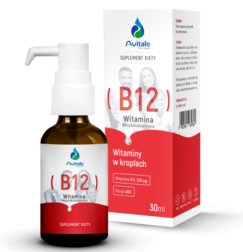 Avitale Witamina B12 (Metylokobalamina) 200 µg - 30 ml / Aliness Medicaline 
