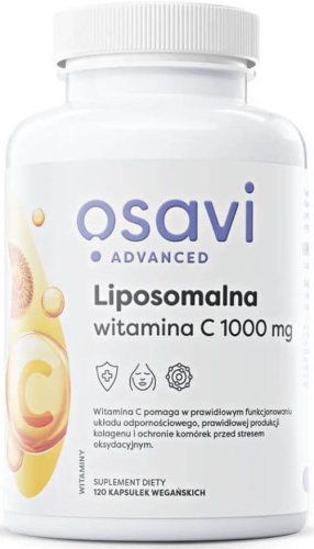Witamina C Liposomalna 1000mg - 120 vegan caps / Osavi