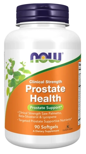 Prostate Health Clinical Strength - zdrowie prostaty kliniczna formuła - 90 kaps. żelowych / Now Foods