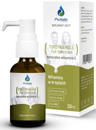 Avitale TOKOTRIENOLE Full Spectrum (Naturalna witamina E) - 30 ml / Aliness Medicaline