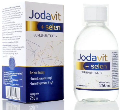 JODAVIT + selen - połączenie jodu z selenem - 250 ml