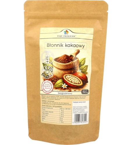 Błonnik kakaowy 350 g / Pięć Przemian 