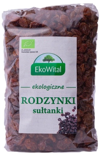 Rodzynki sułtanki BIO 500g / EkoWital 