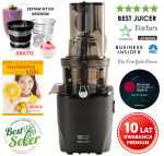 SUPER CENA + GRATISY! Wyciskarka wolnoobrotowa Kuvings REVO830 Hybrid - Kolor Czarny 