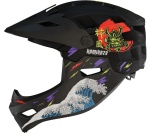 Kask szczękowy Kamikaze RONIN Wave Black na hulajnogę (rozmiar M) 