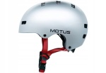 Kask dziecięcy rowerowy MOTUS MD-107 rozmiar M srebrny