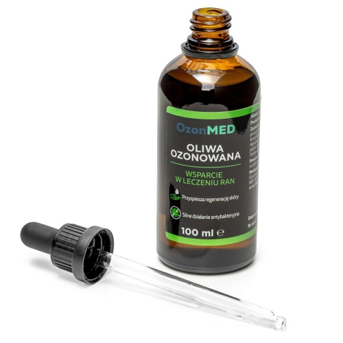 Oliwa Ozonowana 100ml - na rany, odleżyny, trądzik / OzonMED 
