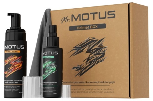 Zestaw do czyszczenia i konserwacji kasków Mr. Motus Helmet Cleaner Box