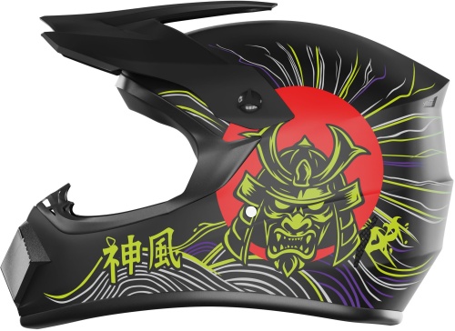 Kask Kamikaze Tokyo Drift fullface na hulajnogę, MTB i rower (rozmiar M)