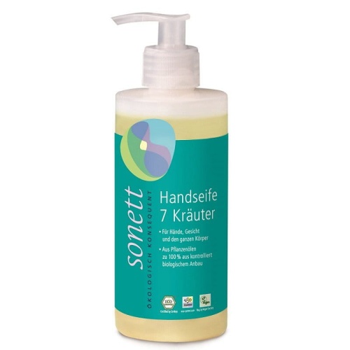 Mydło w płynie SIEDEM ZIÓŁ 300 ml z dozownikiem / Sonet