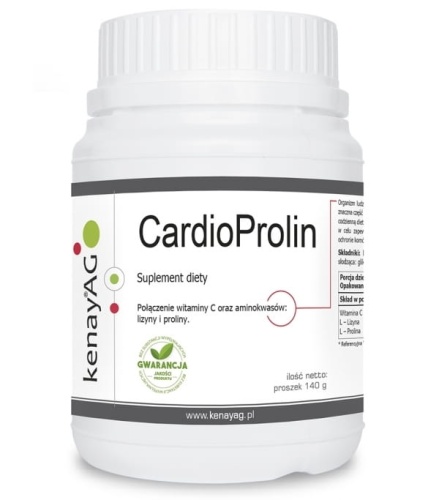 CardioProlin (składniki niezbędne do syntezy kolagenu) 140 gram / KenayAG