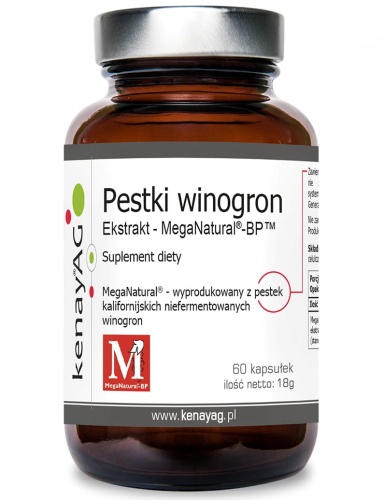 Ekstrakt z pestek winogron MegaNatural®-BP (OPC) 60 kaps. / KenayAG